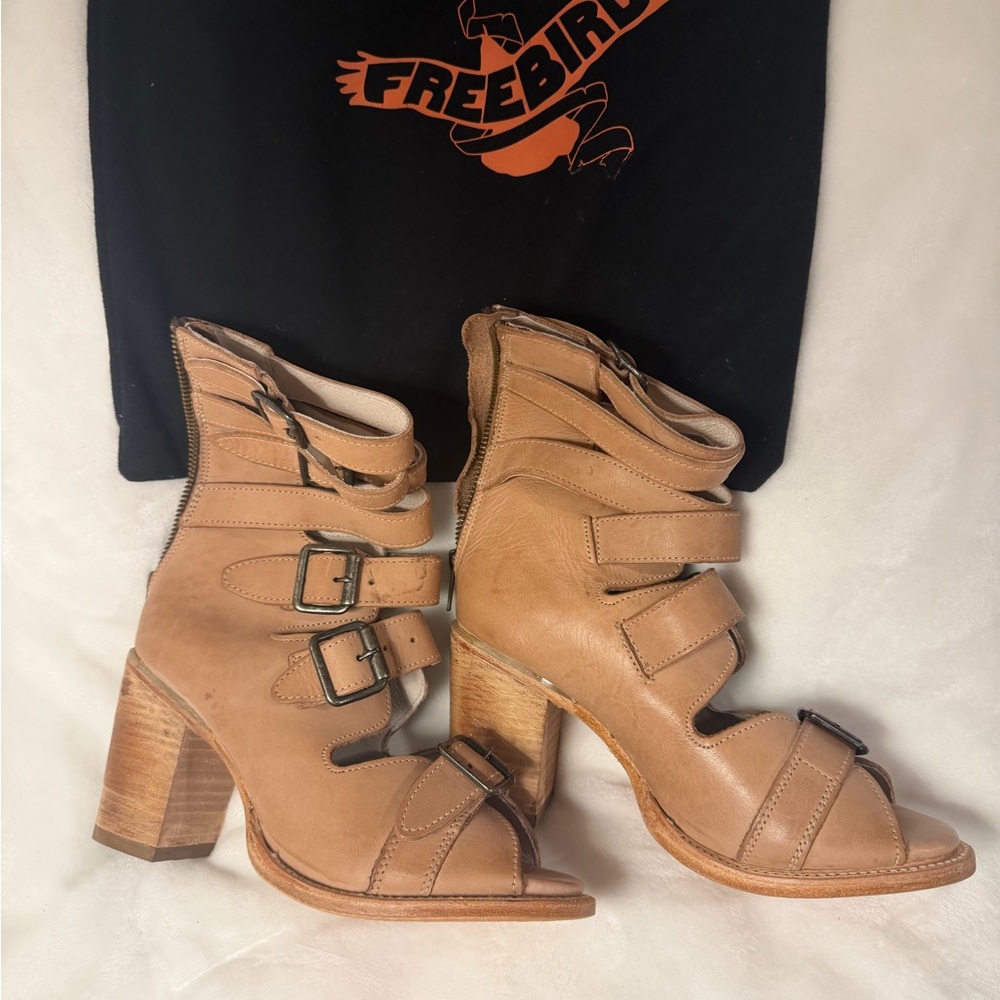 Freebird Women's Brown Heeled Boots